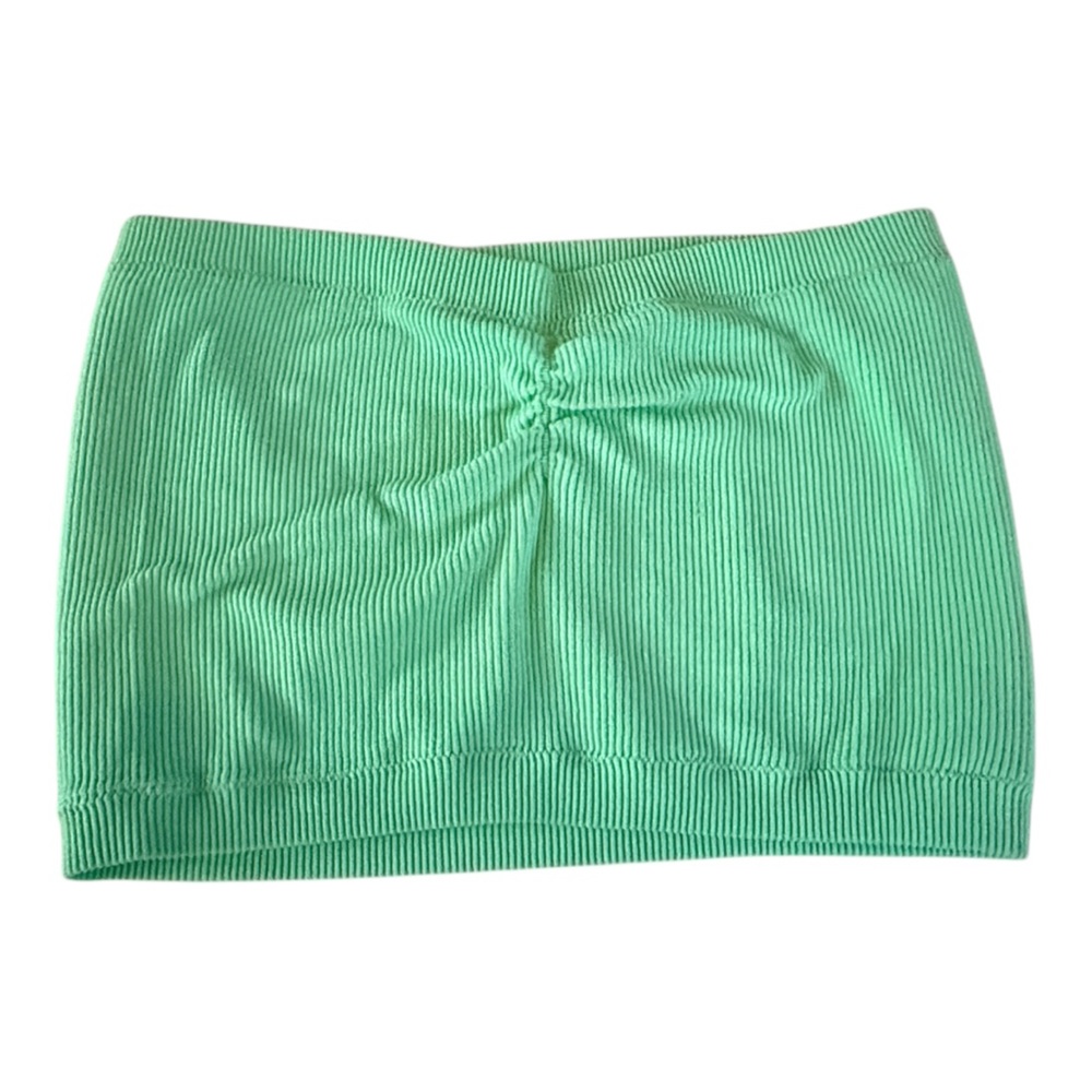 American Eagle Outfitters Green Ribbed Crop Top NWOT BOX31